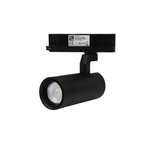 Imagine Spot cu LED 40w pentru sina 230V lumina alba 20o…60o- negru