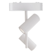 Imagine Spot dublu cu LED 2x8w pentru sina 40VDC lumina calda - alb