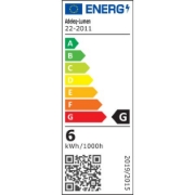 Imagine Corp cu LED 6w pentru sina 40VDC lumina alba - negru