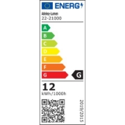 Imagine Corp cu LED 12w pentru sina 40VDC lumina calda - alb