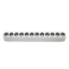 Imagine Corp (lentile la 36 grade) cu LED 12w pentru sina 40VDC lumina alba - alb