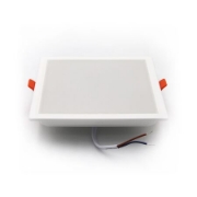 Imagine Corp patrat SLIM alb "ST" cu led 15W lumina rece D:142x142mm (sistem incorporat)