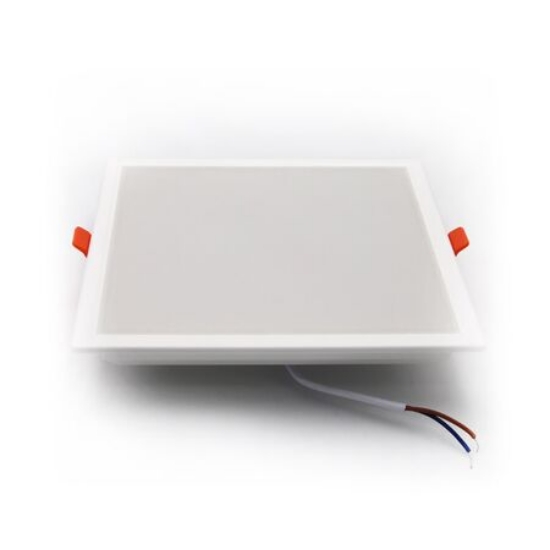 Imagine Corp patrat SLIM alb "ST" cu led 20W lumina rece D:168x168mm (sistem incorporat)