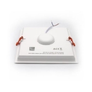 Imagine Corp patrat SLIM alb "ST" cu led 24W lumina alba D:218x218mm (sistem incorporat)