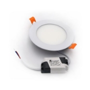 Imagine Corp de iluminat LED Slim cu ramă albă 6W 230V lumină rece