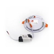 Imagine Corp de iluminat LED Slim cu ramă albă 6W 230V lumină rece