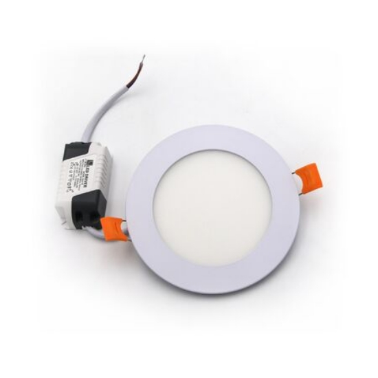 Imagine Corp de iluminat LED Slim cu ramă albă 6W 230V lumină rece