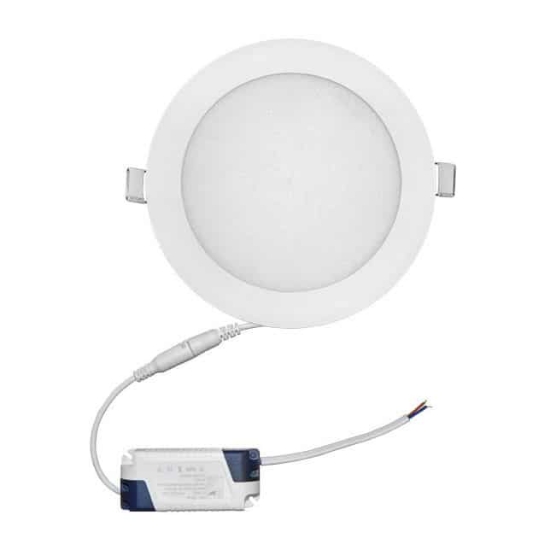 Imagine Corp rotund SLIM alb "ST" cu led 12W lumina calda D:170mm