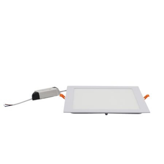 Imagine Corp patrat SLIM alb "ST" cu led 24W lumina alba D:225x225mm