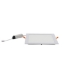 Imagine Corp patrat SLIM alb "ST" cu led 24W lumina alba D:225x225mm