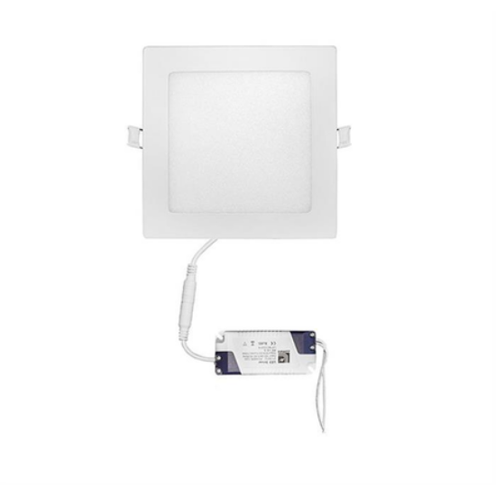 Imagine Corp patrat SLIM alb "ST" cu led 24W lumina alba D:292x292mm
