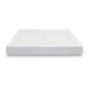 Imagine Plafoniera patrata din plastic alba cu led 18W lumina rece - IP20