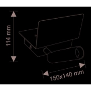 Imagine Aplica 3w & spot 3w & USB cu led lumina calda 230V - alb