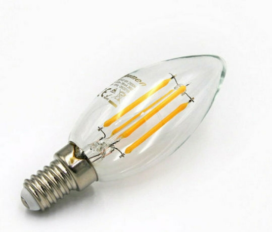 Imagine BEC LED-COG 6W LUMANARE E14 230V LUMINA calda CLAR