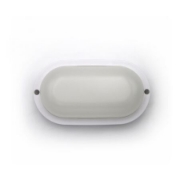 Imagine Aplica ovala alba cu led 8W lumina alba - IP54