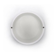 Imagine Plafoniera rotunda alba cu led 18W lumina alba - IP54