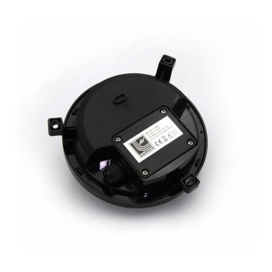 Imagine Corp-aplica rotunda negru cu led 6W lumina alba 230V - IP54
