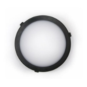 Imagine Corp-aplica rotunda negru cu led 12W lumina alba 230V - IP54
