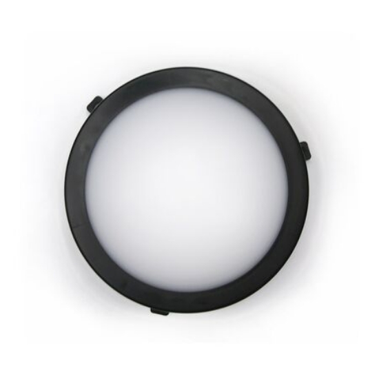 Imagine Corp-aplica rotunda negru cu led 12W lumina alba 230V - IP54