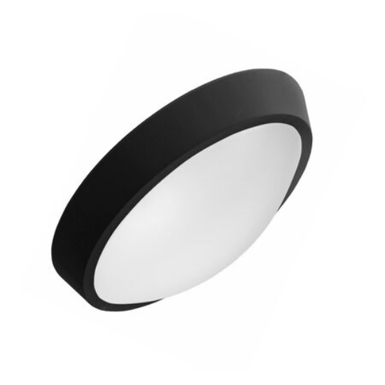 Imagine Aplica LED ovală 15W 230V Lumină Albă IP65 Negru