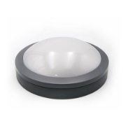 Imagine Plafoniera rotunda gri inchis cu led 18W lumina alba 230V - IP65
