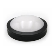 Imagine Plafonieră LED rotunda 18w 230v Lumina Alba IP65 negru 21-230181