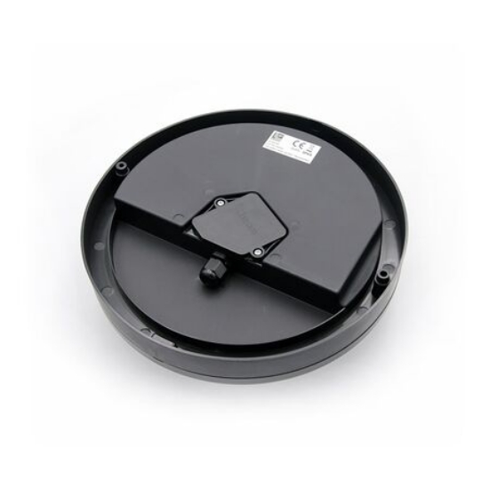 Imagine Plafonieră LED rotunda 18w 230v Lumina Alba IP65 negru 21-230181