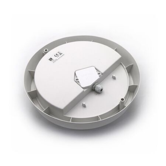 Imagine Plafoniera rotunda alba cu led 24W lumina alba 230V - IP65