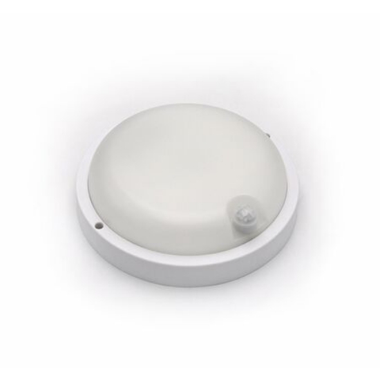 Imagine Plafoniera LED rotunda alba 18W 230V lumina alba + senzor miscare IP54 21-200187108