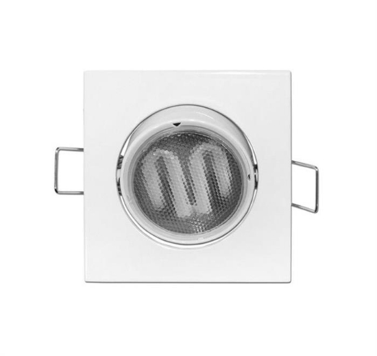 Imagine SPOT WL-158 MR16 MOBIL ALUMINIU PATRAT ALB
