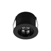 Imagine Spot negru cu LED 3W 230V IP20 lumină albă caldă 3-96350001