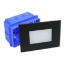 Imagine SPOT DREPTUNGHIULAR 4W 120° ÎNCASTRAT CU LED 230V IP66 - CCT 3000K-4000K-6000K - NEGRU 3-90051