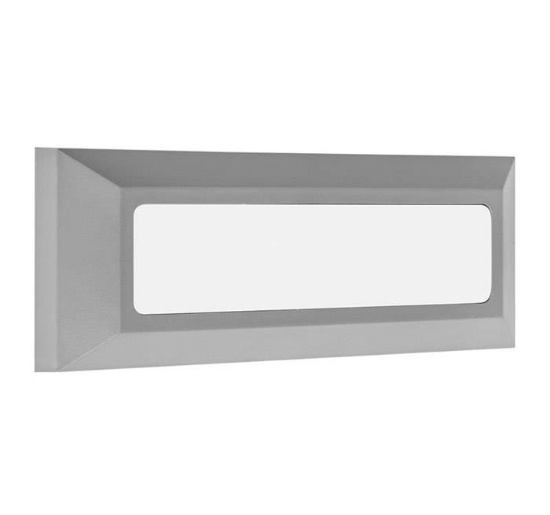 Imagine Corp PT policarbonat GRI 3W LED dreptunghiular orizontal LUMINA CALDA IP65