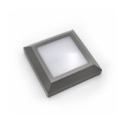 Imagine Corp PT policarbonat GRI 4W LED patrat CCT IP65