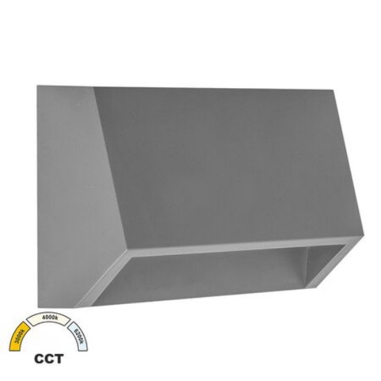 Imagine Corp PT policarbonat GRI 2W LED dreptunghiular LUMINA CALDA IP65