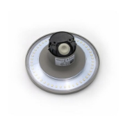 Imagine Corp de iluminat rotund gri PT cu LED 8W 230V IP65 LUMINA ALBA