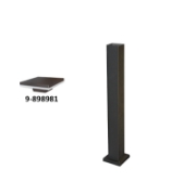Imagine Stâlp de aluminiu pătrat PT.9-898981 65CM RUGINIU 9-899065081