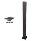 Imagine Stalp aluminiu patrat ruginiu pt.9-8989 95cm