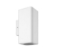 Imagine SPOT plastic PATRAT 07602 "PT" FIX DUBLU ALB GU10 IP54