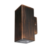 Imagine SPOT plastic PATRAT 07602 "PT" FIX DUBLU AURIU RUSTIC GU10 IP54