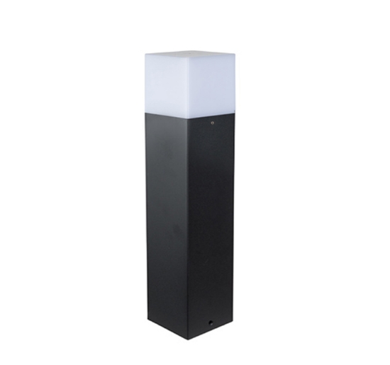 Imagine STALP ALUMINIU PATRAT GRAFIT IP54 E27 25cm
