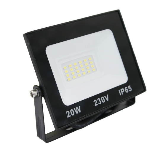 Imagine Proiector 20W SMD LED lumina calda (3000k) negru - 4y