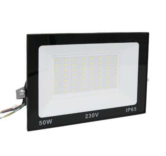 Imagine Proiector 50W SMD LED lumina calda (3000k) negru - 4y