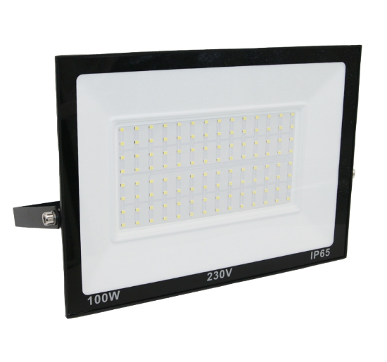 Imagine Proiector 100W SMD LED lumina calda (3000k) negru - 4y