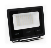 Imagine Proiector 100W SMD LED lumina alba (4000k)  negru - 4y