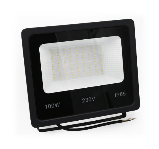 Imagine Proiector 100W SMD LED lumina rece (6200k)  negru - 4y