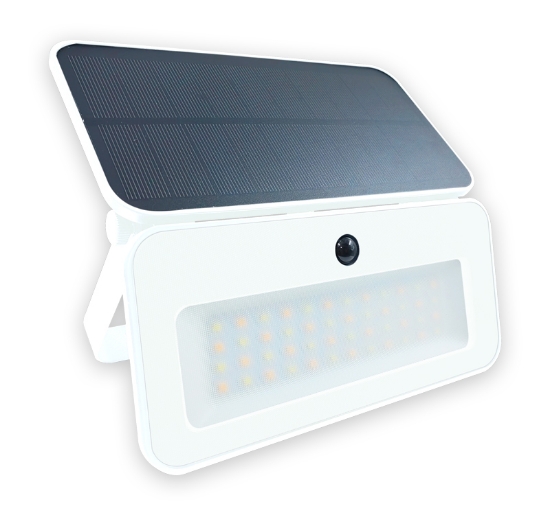 Imagine PROIECTOR SOLAR 8W cu LED CCT ALB IP65