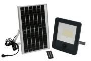 Imagine Proiector SOLAR cu LED si TELECOMANDA 200W LUMINA ALBA IP65 grafit