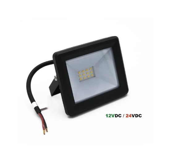 Imagine PROIECTOR 10W SMD LED lumina alba (4000k) antracit 12V-24VDC