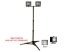 Imagine Suport dublu proiectoare max. 50W led / 500W halogen